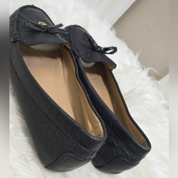 Michael Kors Everett Leather Moccasin Black Loafers Flat Women's Size 6M🌴✌️ - Picture 6 of 10